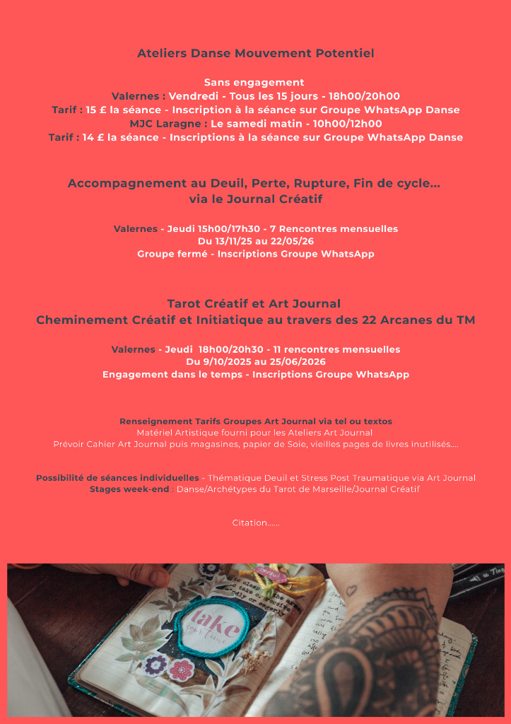 illustration Mouvements Dansés et Méditatifs