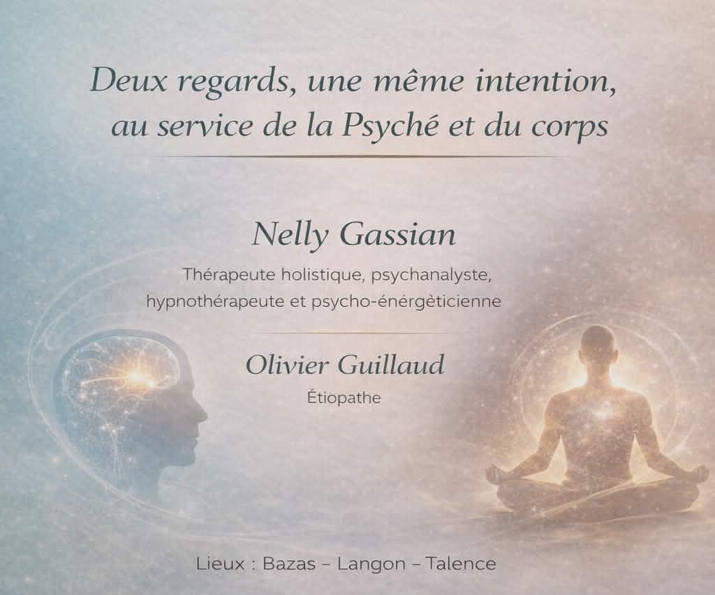 illustration Deux regards, une même intention, au service de la psyché et du corps.
