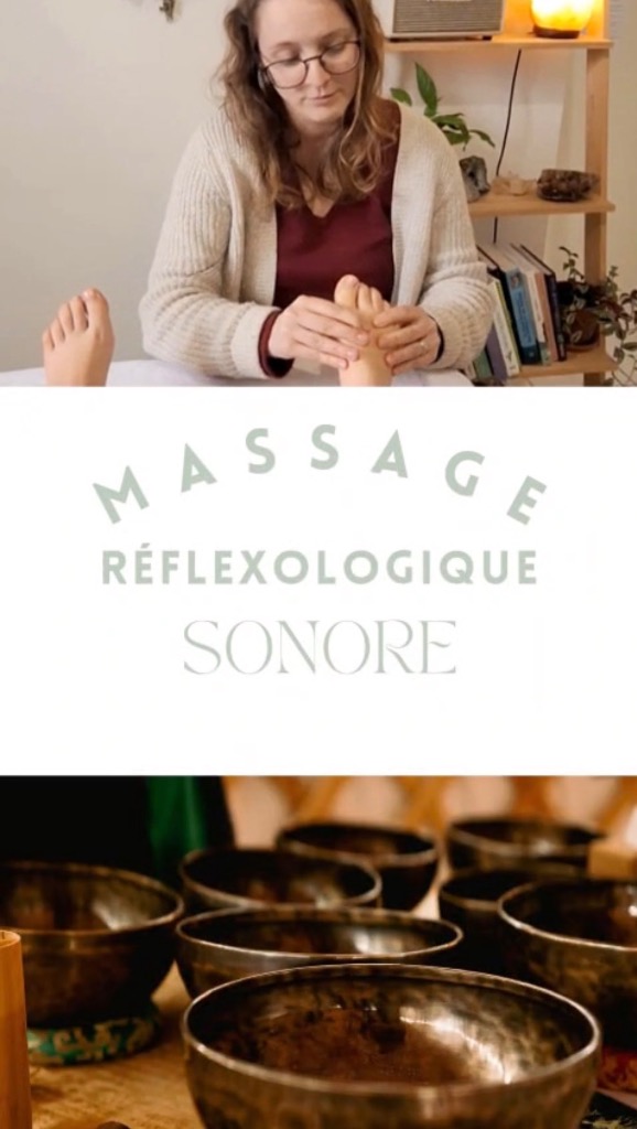 illustration Massage réflexologique sonore