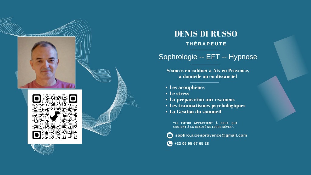illustration DENIS DI RUSSO - SOPRHOLOGUE - HYPNOTHÉRAPEUTE - PRATICIEN EFT - AIX EN PROVENCE