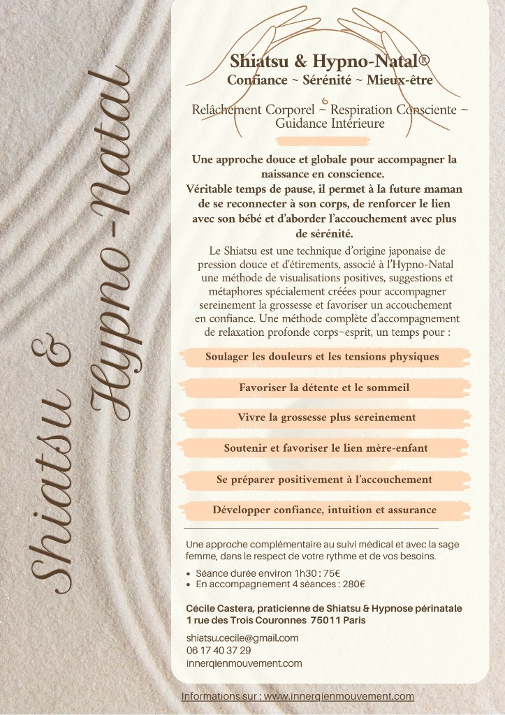 illustration Shiatsu & HypnoNatal