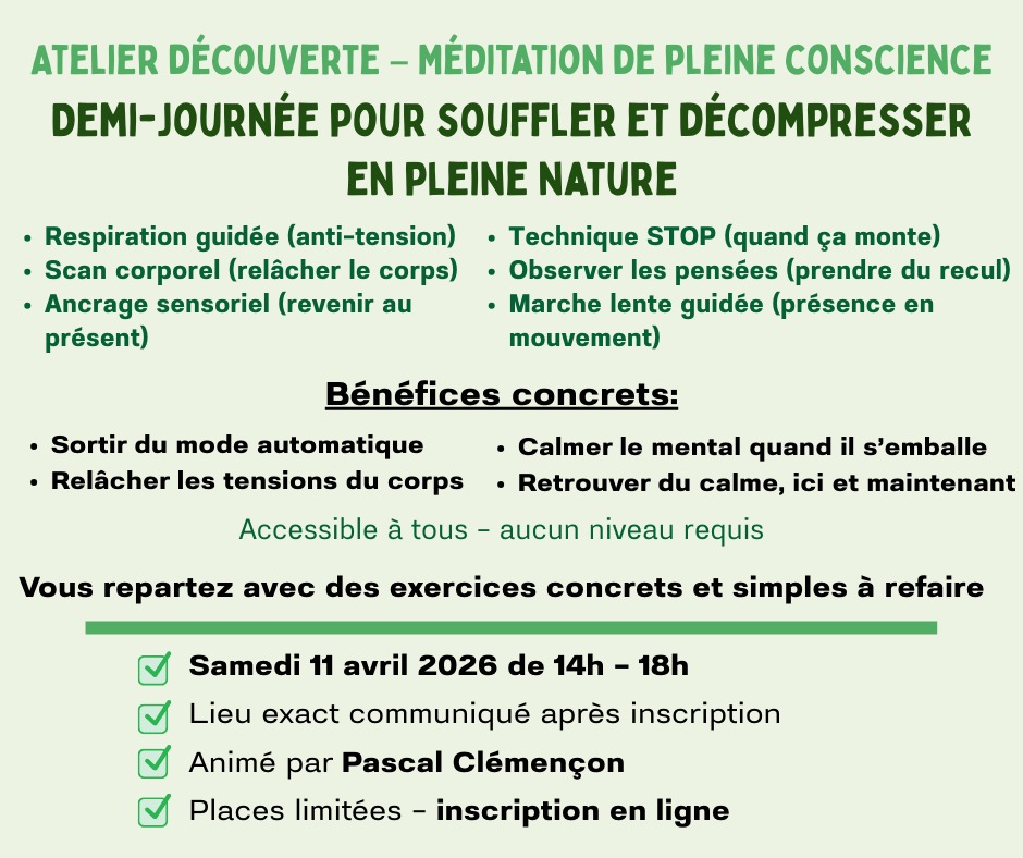 illustration Initiation à la méditation de pleine conscience en pleine nature (4h) – Prades-le-Lez