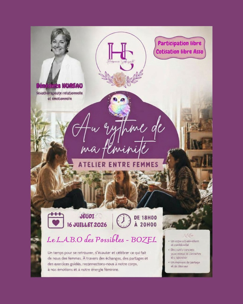 illustration “Au rythme de ma féminité”