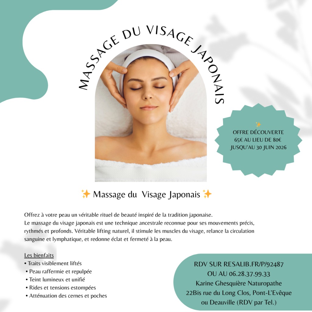 illustration Découvrez le massage du visage japonais - véritable lifting naturel