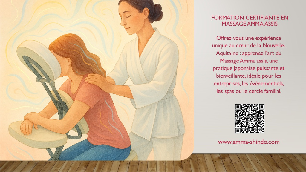illustration 🌿 Formation Certifiante en Massage Amma Assis – Castillon-la-Bataille 33350