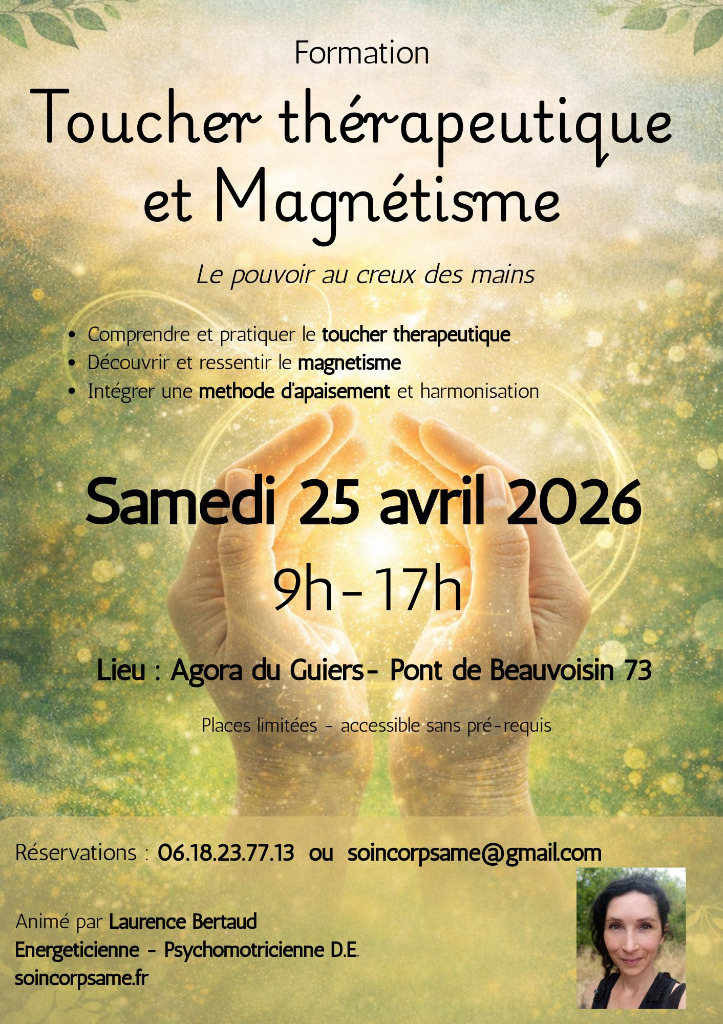 illustration Toucher thérapeutique et magnétisme