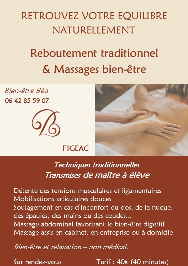 illustration Massages bien-être & Reboutement traditionnel