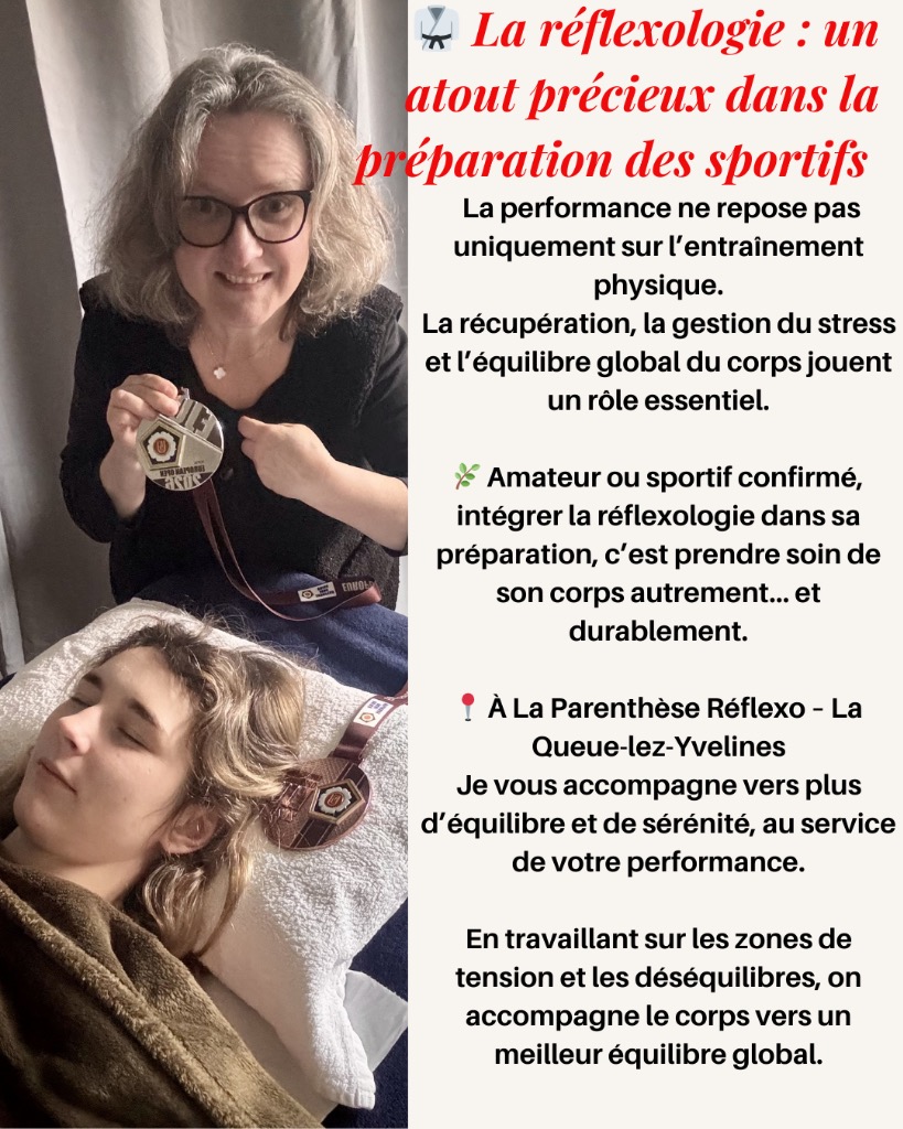 illustration LA REFLEXOLOGIE EST UN ATOUT PRÉCIEUX DANS LA PRÉPARATION DES SPORTIFS