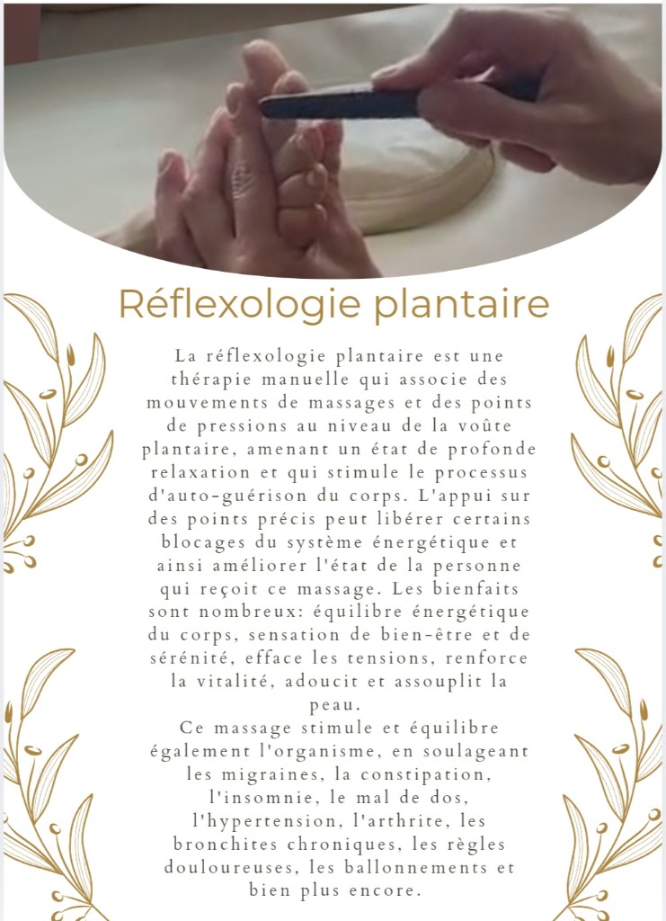 illustration Réflexologie plantaire