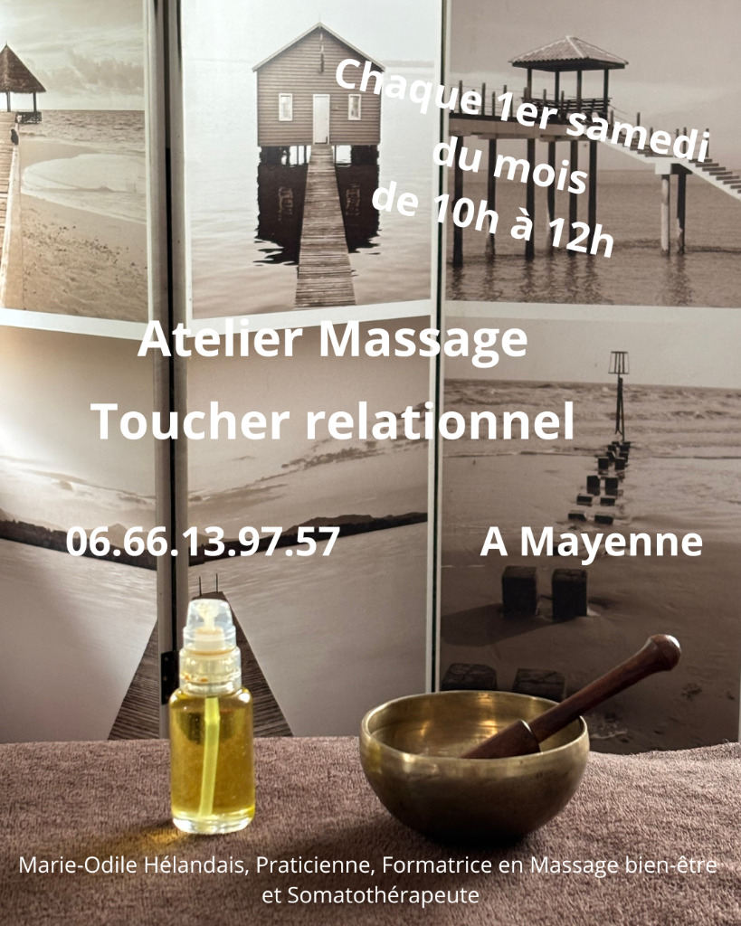 illustration ATELIER MASSAGE BIEN-ETRE /TOUCHER RELATIONNEL