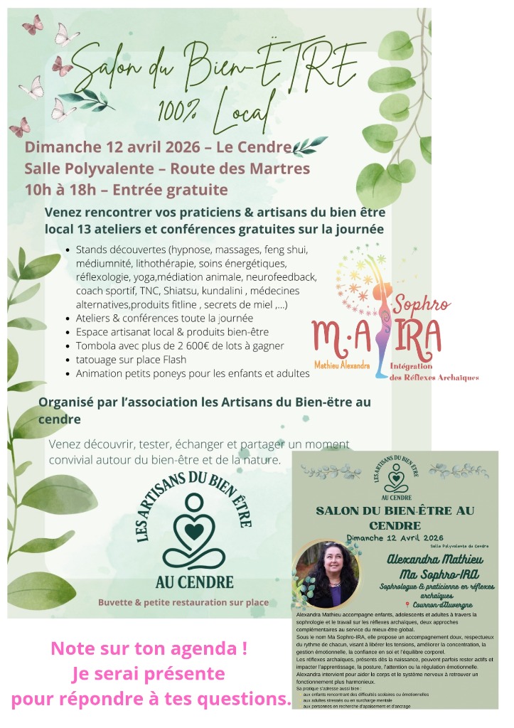 illustration Salon du bien être au Cendre le 12 avril 2026
