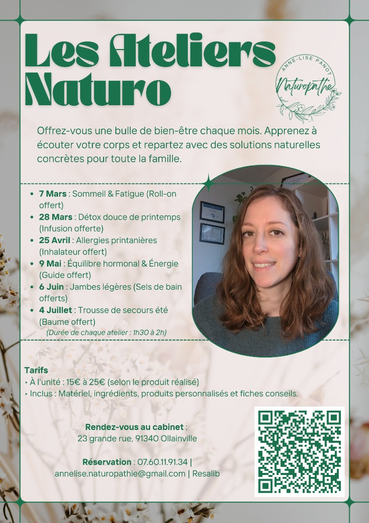 illustration 🌿 Ateliers Naturo : Préparez votre santé au fil des saisons