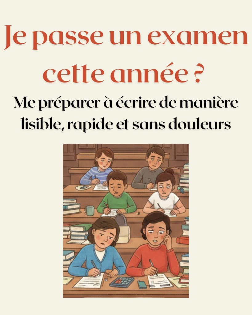 illustration Je passe un examen cette année ? La graphothérapie peut m'accompagner.
