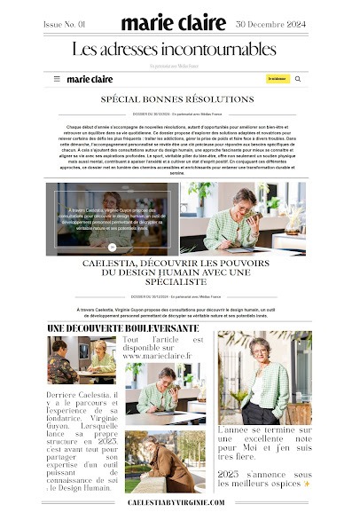 illustration Caelestia dans les adresses incontournables de Marie Claire