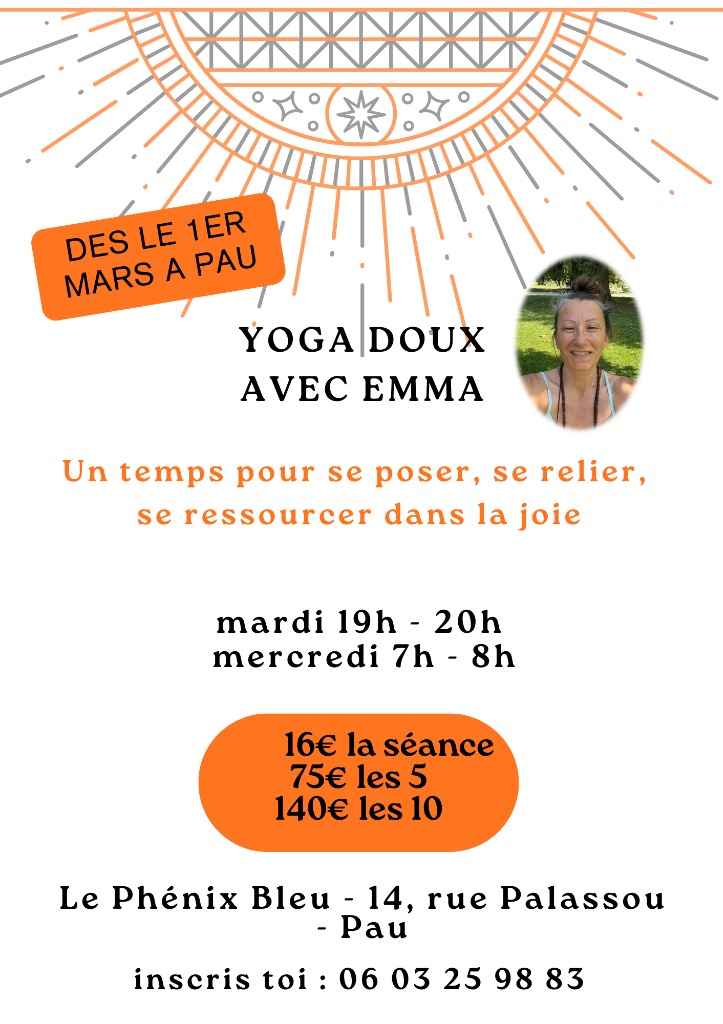 illustration YOGA DOUX  AU CENTRE DE PAU 64