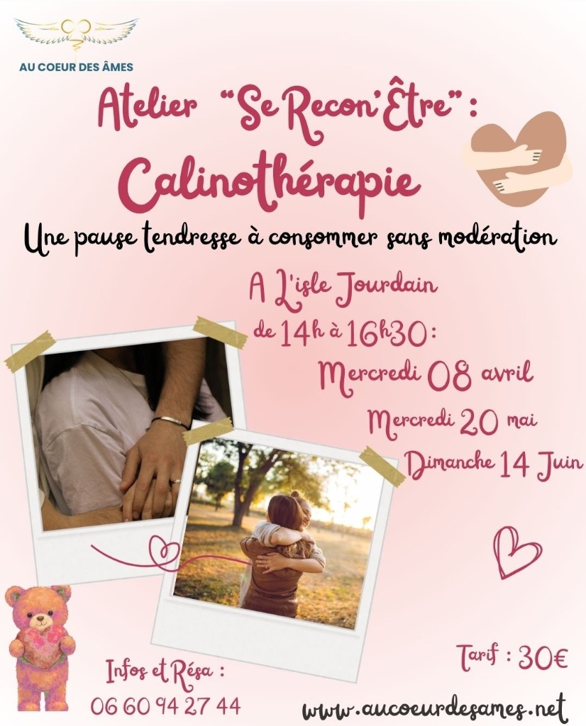 illustration Atelier de Câlinothérapie "Se Recon'Être"