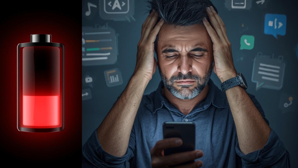 illustration Impossible de lâcher votre téléphone? Vous souffrez peut-être de NOMOPHOBIE🔥