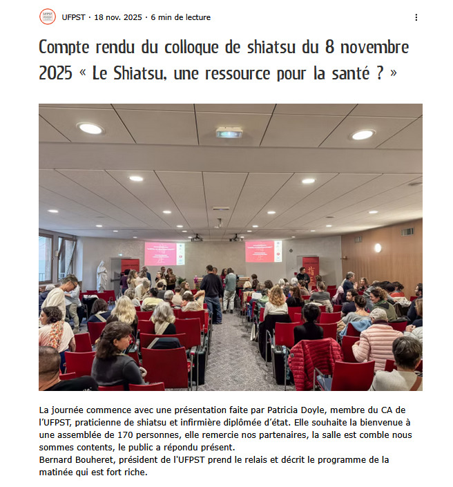 illustration Le Shiatsu au cœur du débat médical