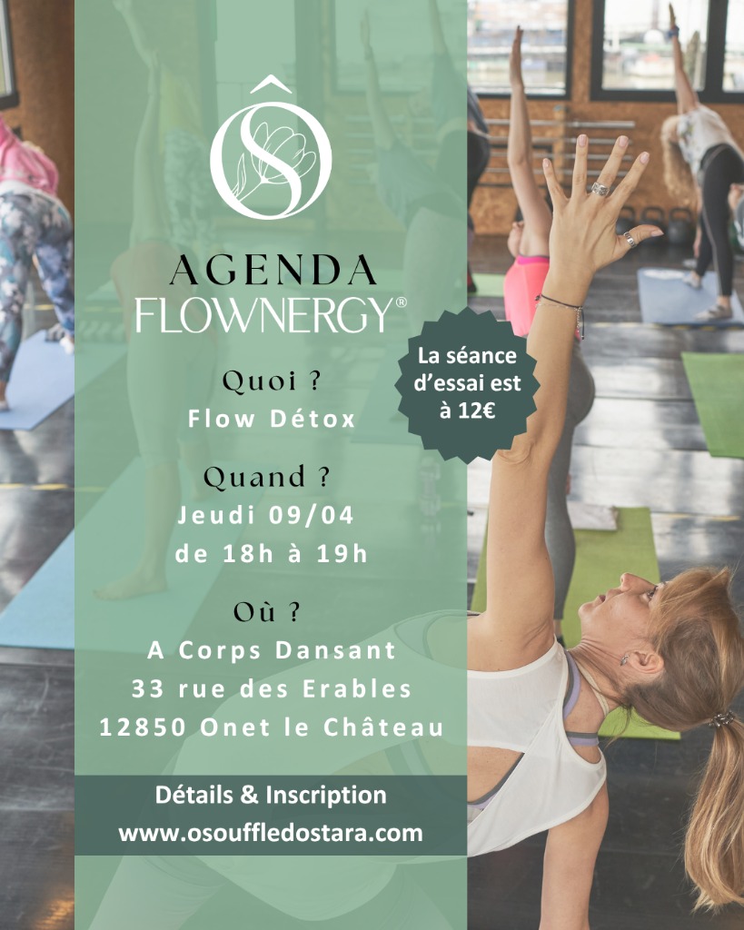 illustration 🍃 Séance FlowNergy® à Onet-le-Château (12) ~ Flow Détox 🍃
