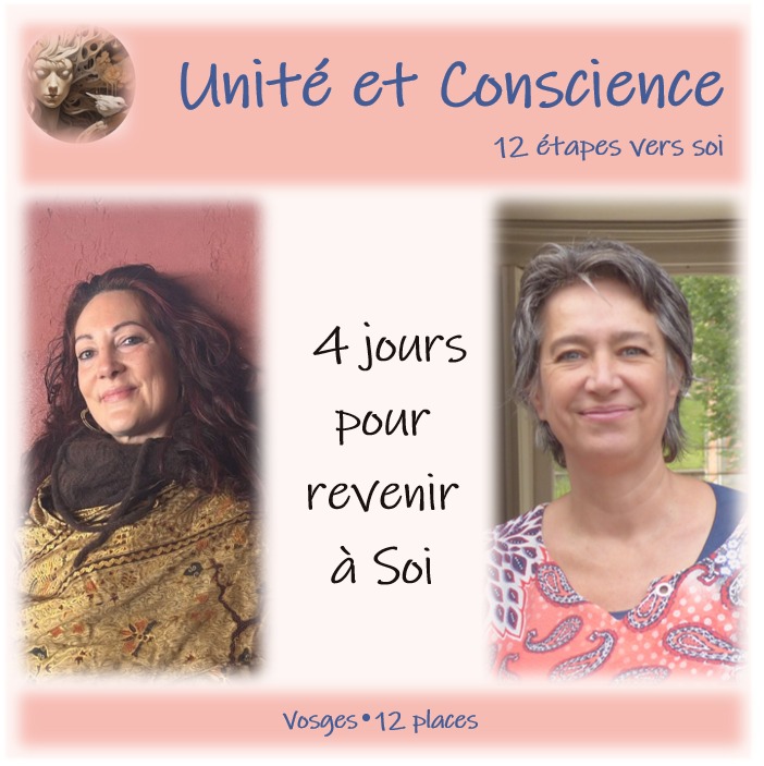 illustration Unité et Conscience - 12 étapes vers Soi - du 14 au 17 Mai - Vosges - 12 places