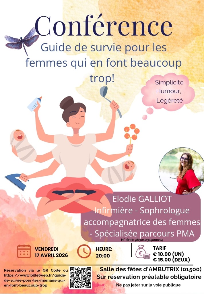illustration Guide de survie pour les femmes qui en font beaucoup trop!