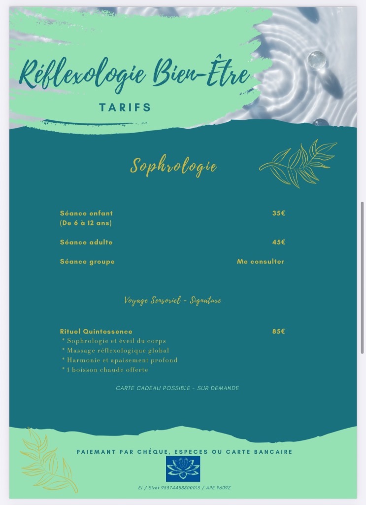 illustration Mes tarifs - Sophrologie