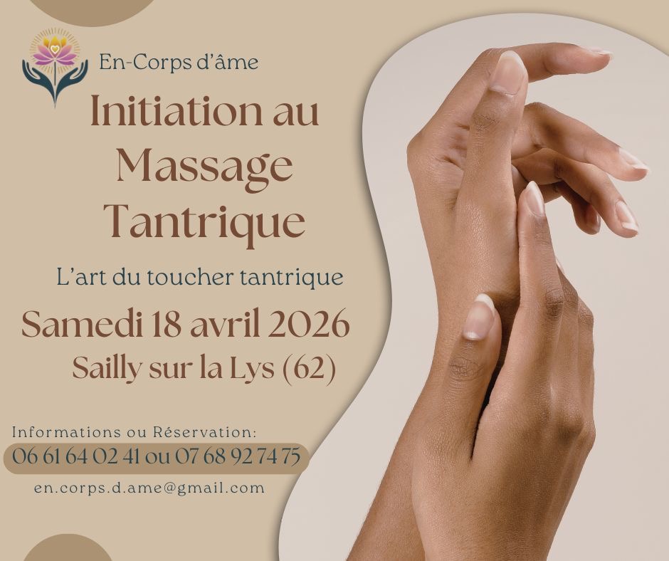 illustration Initiation Massage Tantrique le 18 avril 2026
