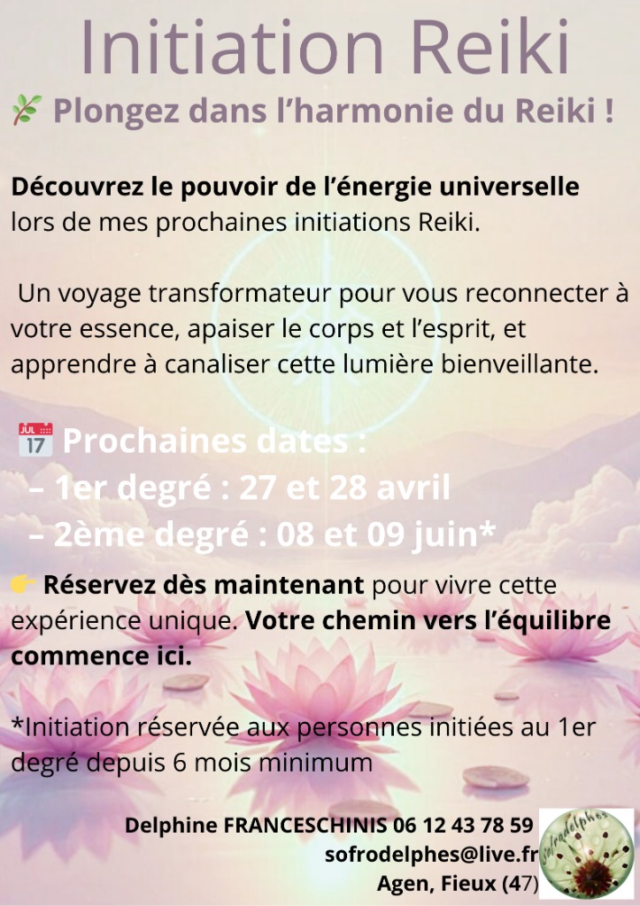 illustration Initiation reiki