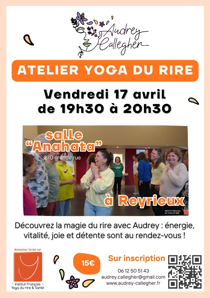 illustration Et si on boostait sa bonne humeur… en riant ?! Yoga du Rire - 17 avril à 19h30