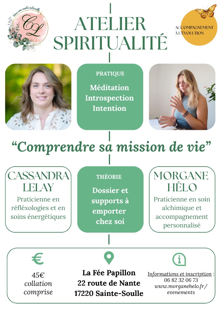 illustration Atelier spiritualité "Comprendre sa mission de vie"