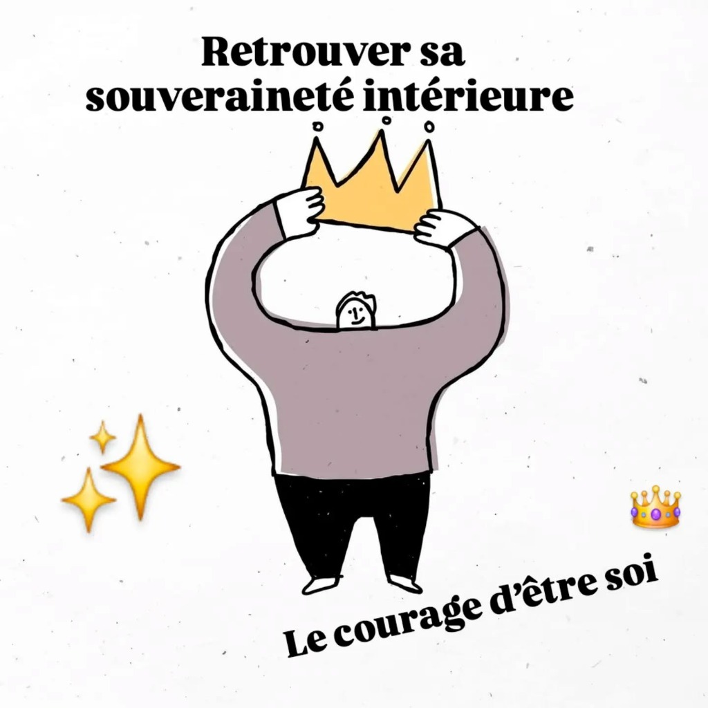 illustration LE COURAGE D'ÊTRE SOI