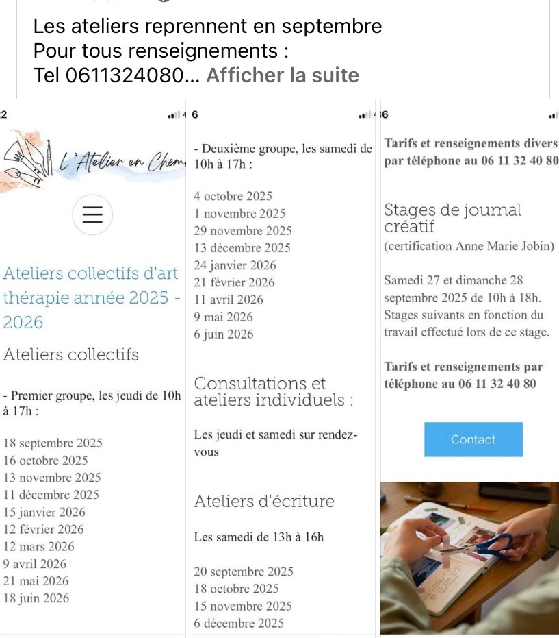 illustration Ateliers collectifs d’artherapie