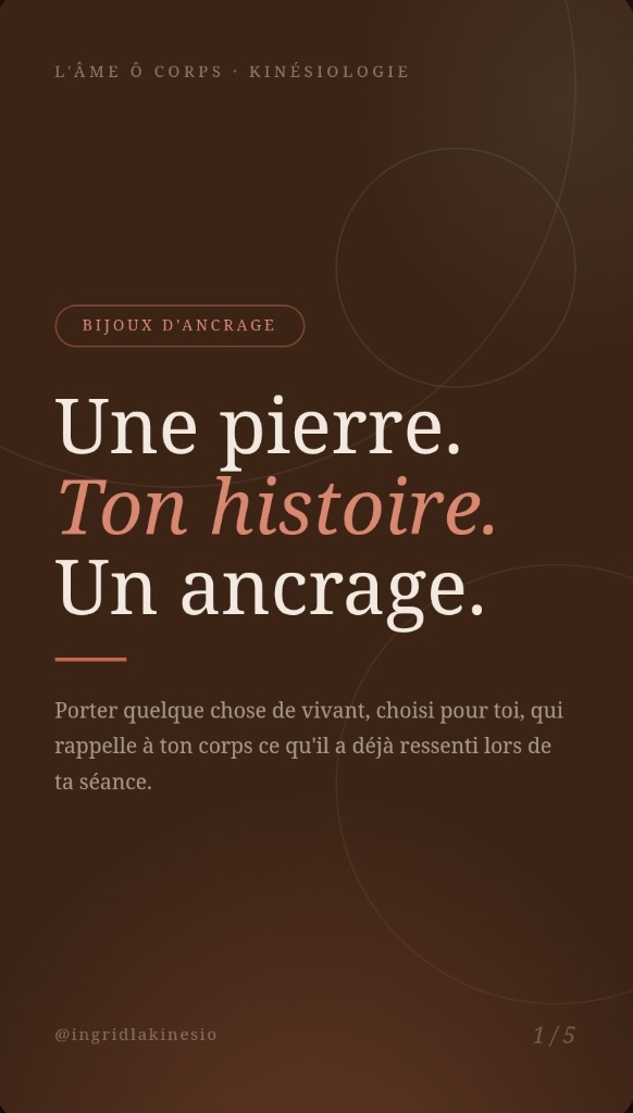illustration L'option bijou: ton histoire, ton ancrage