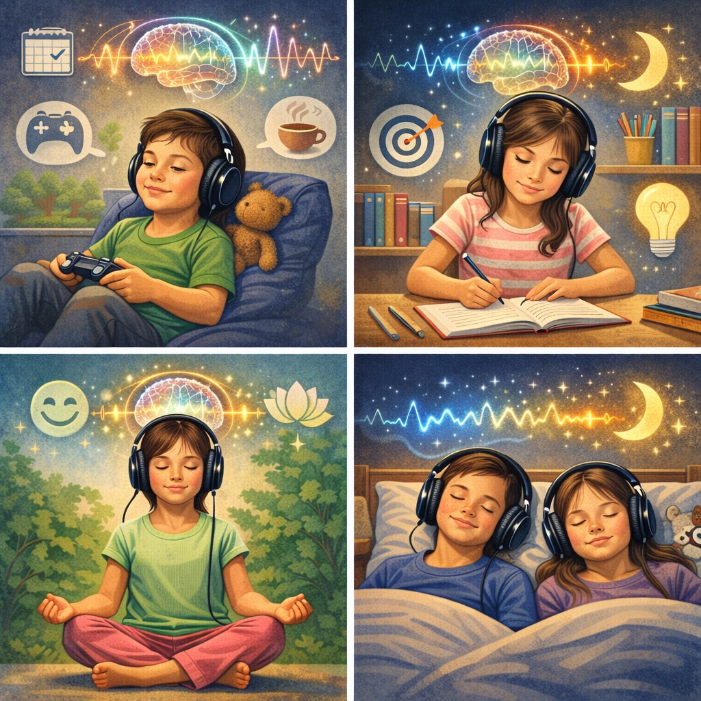 illustration NeurOptimal Neurofeedback dynamique et les TND troubles neuro développement