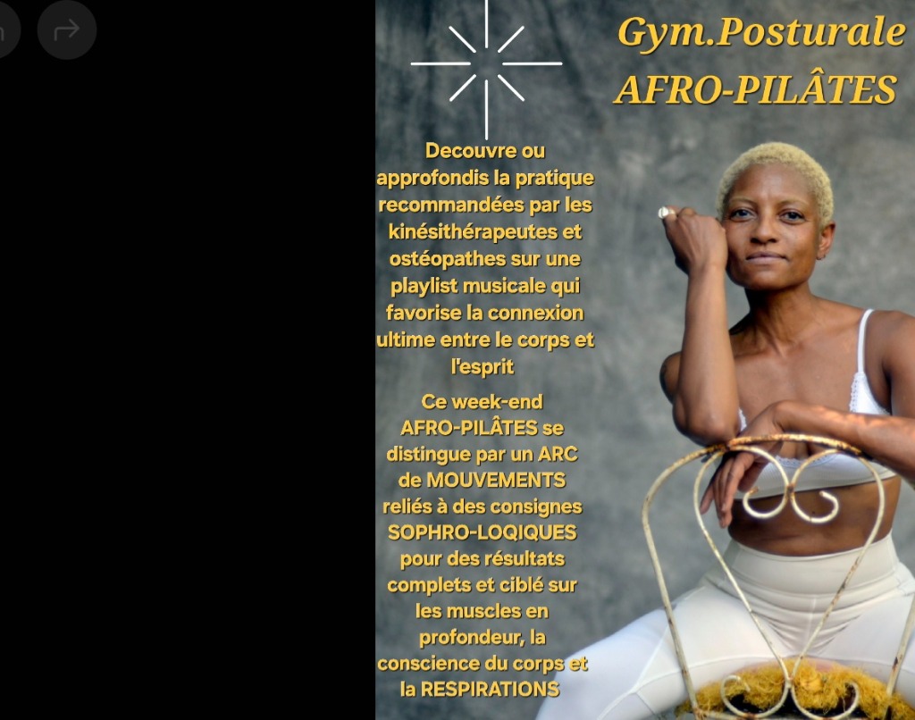 illustration Gym.Posturale Afro-Pilates