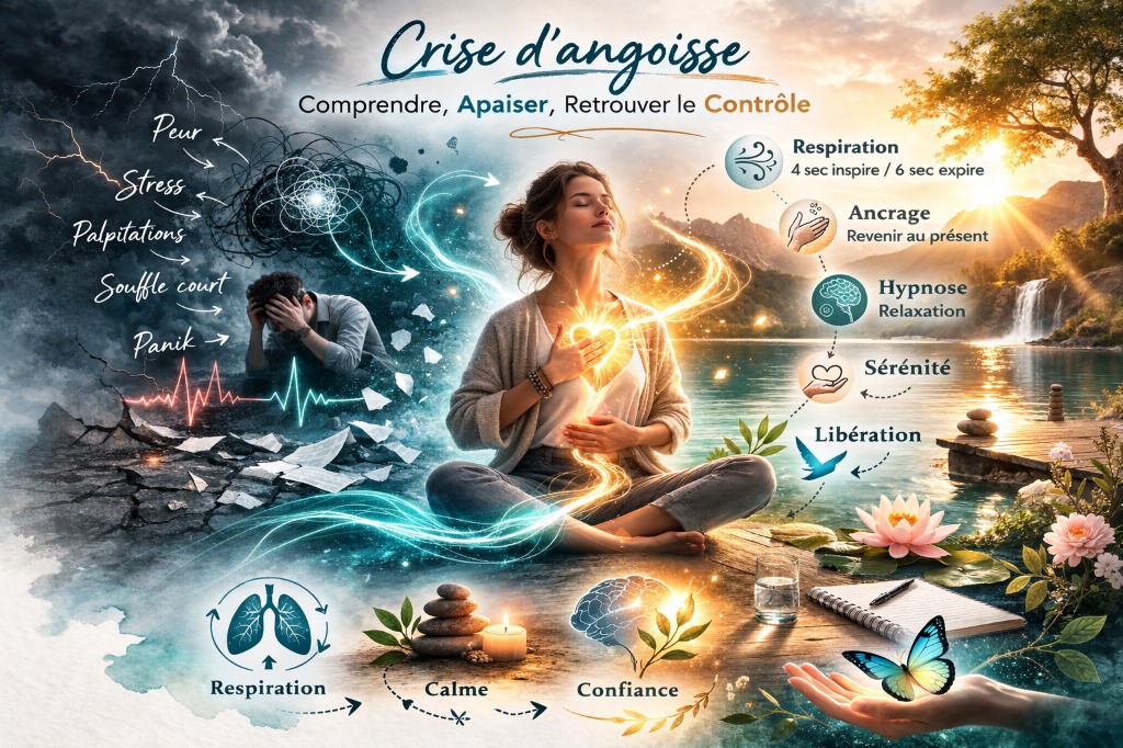 illustration Crise d'angoisse - quoi faire ?