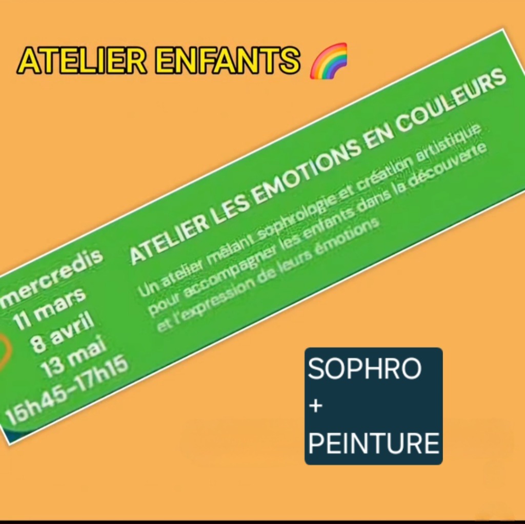 illustration Atelier Enfant Sophrologie et Peinture