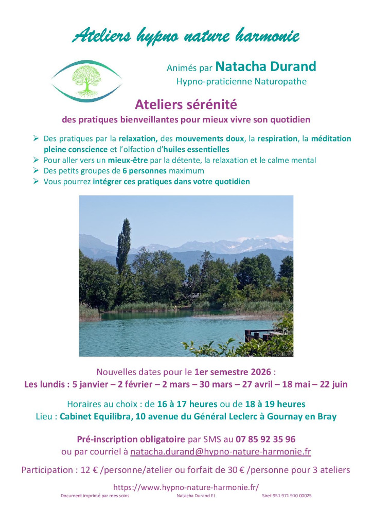 illustration Ateliers sérénité