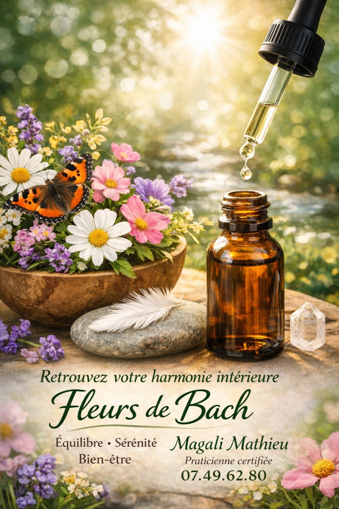 illustration Fleurs de Bach : Retrouvez votre harmonie intérieure