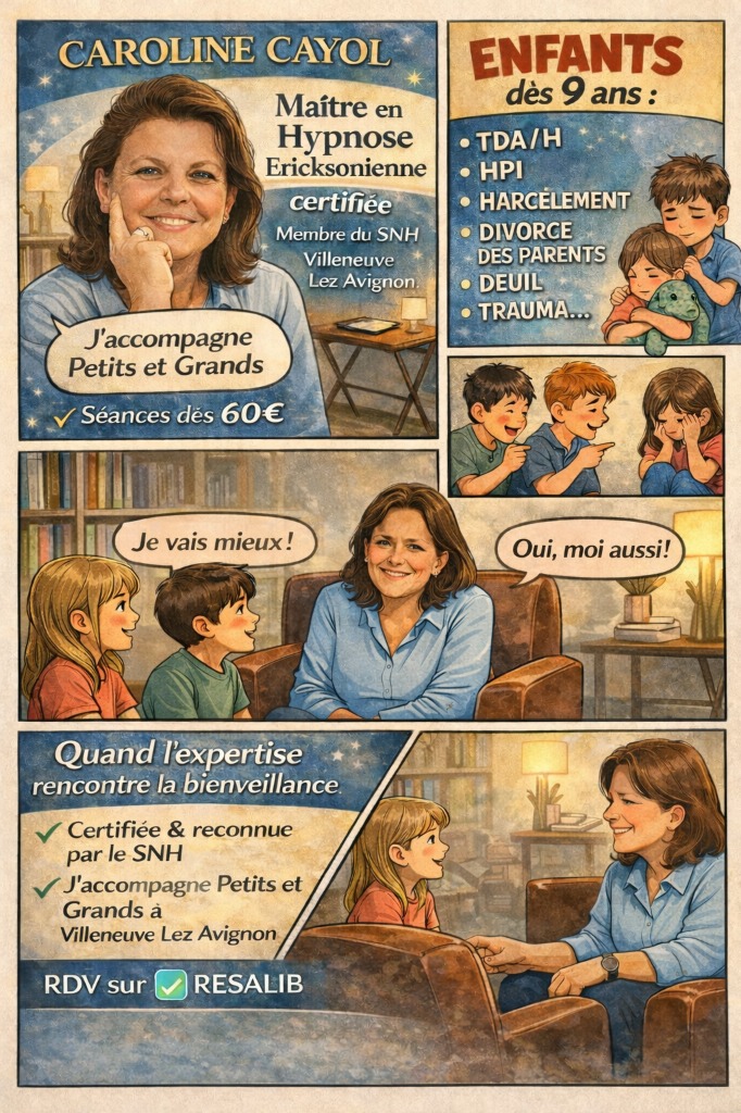 illustration Hypnose et EMDR pour enfants