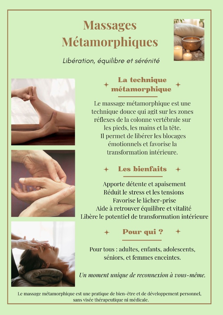 illustration Le massage métamorphique