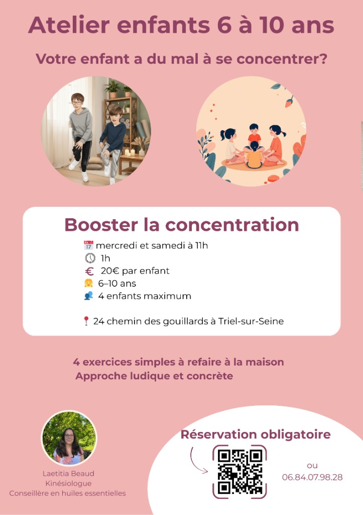 illustration Atelier enfant : booster la concentration (6–10 ans)