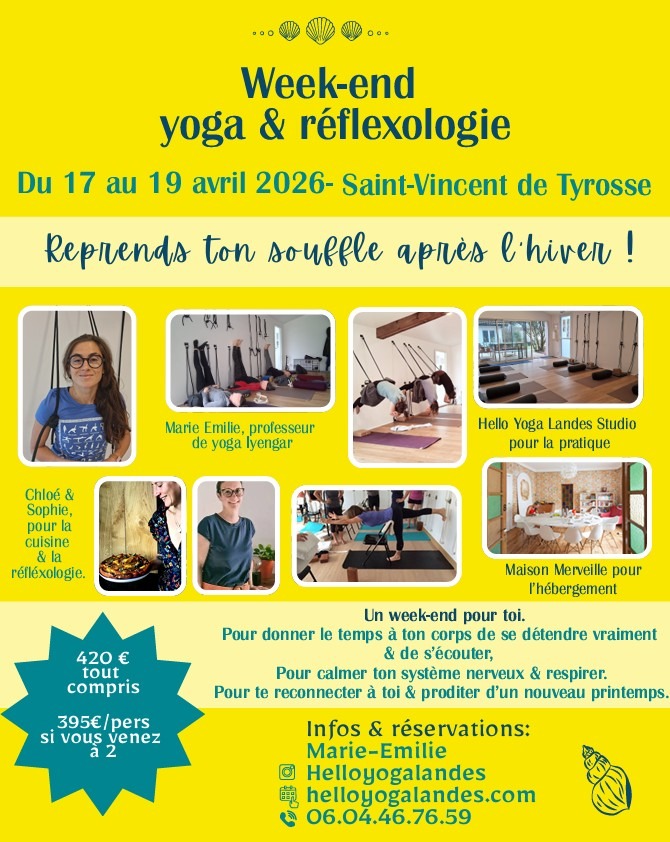 illustration Bien démarrer le printemps avec le Yoga et la Réflexologie