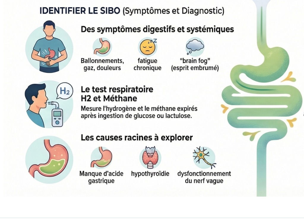 illustration Ballonnements après les repas ? Et si c’était un SIBO ?