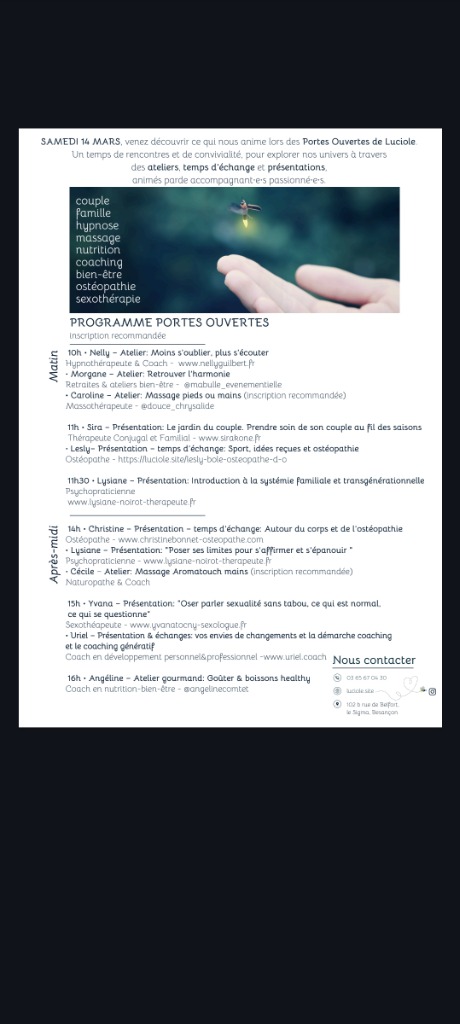 illustration Journée Portes Ouvertes Luciole