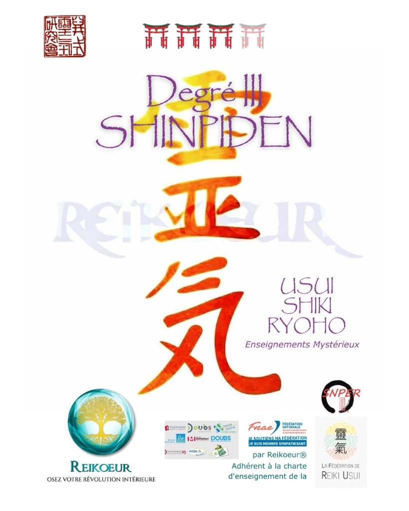 illustration Formation Reiki Degré 3 – Shinpiden (Maître-Praticien Reiki) - 28, 29 mars 2026
