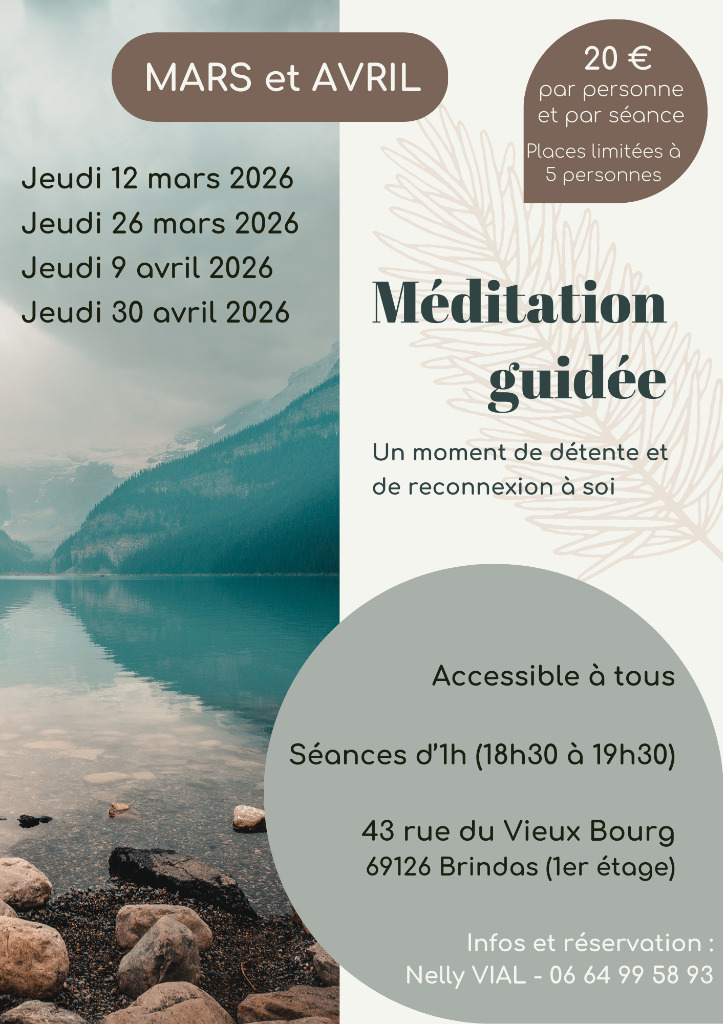 illustration Méditation guidée - Mars et Avril 2026