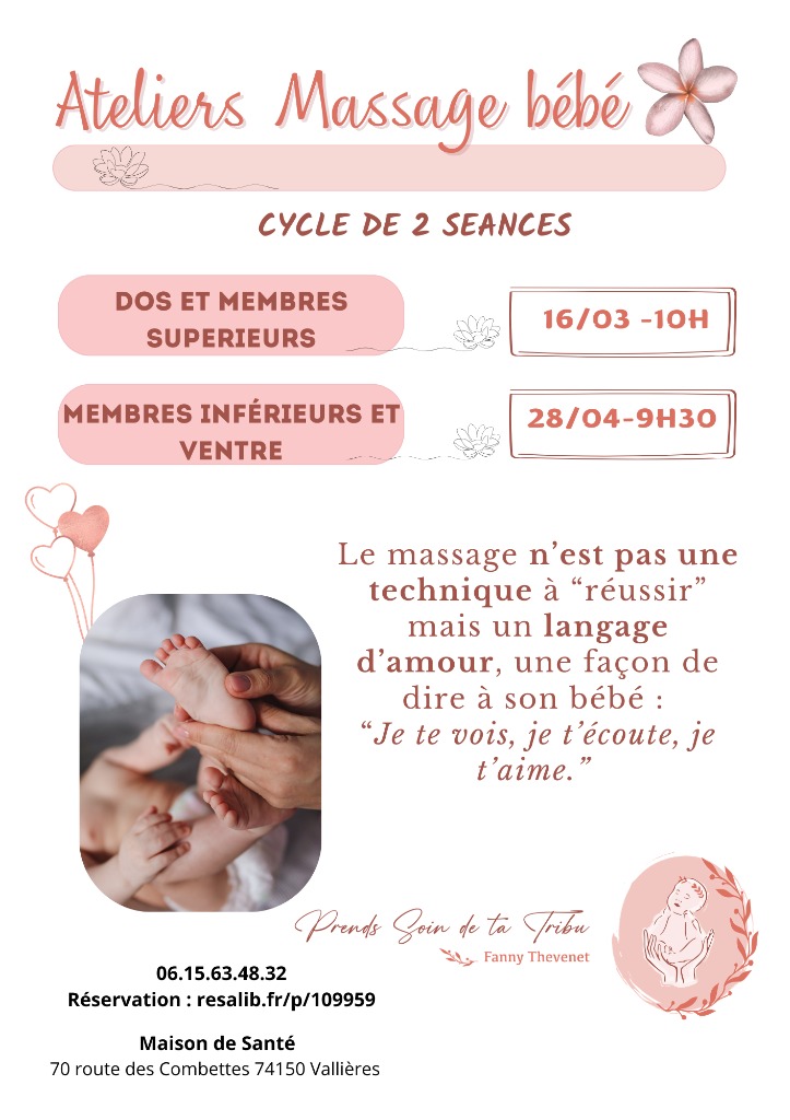 illustration Cycle MASSAGE BEBE