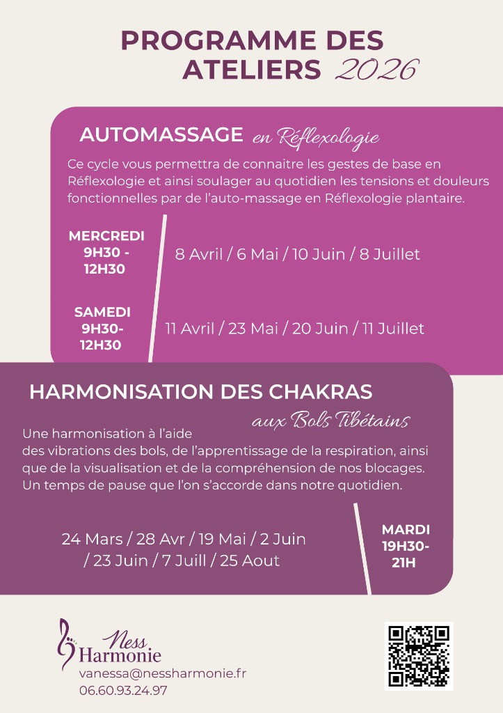 illustration Reprise des ateliers bien-être !