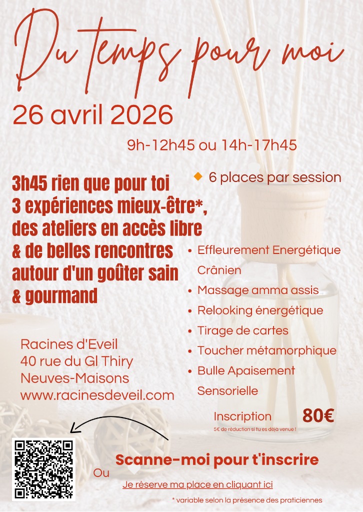illustration 🌸 Les Journées du Temps pour Moi – Demi-journée bien-être à Neuves-Maisons